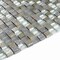 Apollo Tile Blue Gray 11.7 in x 11.7 in Glass, Resin Glossy Floor and Wall Mosaic Tile 4.75 sqft/case, 5PK APLBDA881546A - alternate 5