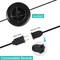 Jonathan Y 10-Light Indoor/Outdoor 10 ft. Rustic Farmhouse LED G40 Metal Cage Shade String Lights, Black JYL8703A - alternate 11