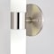 Vaxcel Elliot 2 Light LED Satin Nickel Contemporary Bathroom Vanity Wall Sconce Fixture White Glass W0458 - alternate 7