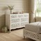 Homeroots 57" White Solid Wood Seven Drawer Dresser 521235 - alternate 13