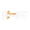 Cmt TENON CUTTING ROUTER BITS D=3x1-3/4in S=1/2in 800.628.11 - alternate 4
