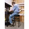 Performance Tool Swivel Bar Stool, 28.5 in. Tall, 14 in. Seat, Twin Ring W85023 - alternate 6