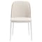 Leisuremod Tule Dining Side Chair with Velvet Seat and White Powder-Coated Steel Frame, Walnut/Beige, 2PK TWCWN18BG2 - alternate 7