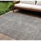 Homeroots 10' X 14' Gray Brown And Ivory Abstract Washable Indoor Outdoor Area Rug 597027 - alternate 1