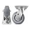 Hyw Products Heavy Duty Caster 5in x 2in Non-Marking Rubber Wheel Stainless Steel - Swivel (Flat) 40-50S-A1-INF(FLAT)(STS) - alternate 4