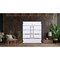 Vdomdoors Steel Double Doors Deux 1105 Black Enamel Stainless Inserts Double Modern Painted-Right Hand DEUX1105DEXD-BLK-RH-W72 x H80 - alternate 3