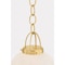 Hudson Valley Lighting Enosburg 1 Light Pendant in Aged Brass Finish 2013-AGB - alternate 7