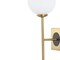 Jonathan Y Sylvie 6" 1-Light Coastal French Country Iron LED Sconce, Brass Gold/White JYL9915A - alternate 9