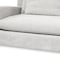 Homeroots 93" Light Gray Slipcovered Fabric Sofa With Toss Pillows 607323 - alternate 5