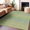 Homeroots 10' X 14' Artichoke Green Striped Washable Indoor Outdoor Area Rug 608794 - alternate 9