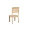 Homeroots Set of Two Beige Solid Wood Ladder Back Dining Side Chairs 565293 - alternate 8