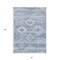 Homeroots 5' X 8' Denim Blue And Sky Blue Southwestern Washable Indoor Outdoor Area Rug 588697 - alternate 9