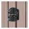 D&D Technologies LokkLatch Adjustable Lockable Residential Gate Latch For All Gates, Black LLAA - alternate 16