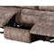 Homeroots 87" Chocolate Velvet USB Sofa With Black Legs 491313 - alternate 7