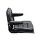 Uni Pro 142 Seat Top Assembly, With Armrests, Black Vinyl 8546 - alternate 8