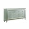 Homeroots 18" Champagne Solid Wood Double Dresser 347171 - alternate 1