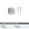 Amerock Stature 1-1/4 in 32 mm Length Satin Nickel Cabinet Knob BP11287G10 - alternate 7