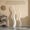 Uniquewise 62in Tall Animal Horn Shape Floor Vase: Elegant Ceramic White Accent for Entryway, Dining, or QI004040.W.L - alternate 8