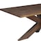 Homeroots 78" Brown Solid Wood Cross Leg Base Dining Table 635807 - alternate 9