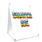 Signmission Shaved Ice, 36 Inch x 24 Inch A-frame Yard Sign, Plastic Sign SBC-2436-Shaved Ice - alternate 1