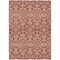 Homeroots 8' X 10' Red And Ivory Damask Washable Indoor Outdoor Area Rug 595190 - alternate 6