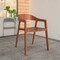 Leisuremod Rivo Collection Elegant Dining Chair in Dark Natural Wood, 4PK RC20LBR4 - alternate 10