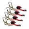 Mytee Products 4in x 30ft Ratchet Straps w/ flat hook, WLL 5,400 Trailer Tie Down Red, 4PK RS430Rx4 - alternate 8
