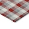 Homeroots 9' X 12' Red Gray And Beige Plaid Washable Indoor Outdoor Area Rug 601432 - alternate 8