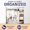 Lifemaster Wooden Hanger Set, Non-Slip, 360 Deg Swivel Hook, Space-Saving, Vintage, 20PK LMWD20VTG - alternate 10