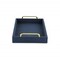 Homeroots Navy Blue Linen and Wooden Tray 401794 - alternate 10