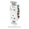Leviton DPl Dup Rec 20A 125V 1MCtrl Self-Gr Ivo 16352-1PI - alternate 3