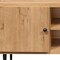 Homeroots 55in Oak Wood Enclosed and Open Storage TV Stand 724165 - alternate 7