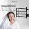 Anzzi Glow 4-Bar Stainless Steel Wall Mounted Towel Warmer in Matte Black TW-AZ018MBK - alternate 8
