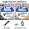 Signmission Stop Germs Wash Your Hands, 10 inch X 10 inch, Aluminum Metal Signs, 2PK OC-A-2PACK-10-342 - alternate 6