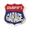 Signmission Grandpop's Garage, 12 Inch X 12 Inch, Vinyl Decal SHI-D-12-383-GRANDPOP - alternate 1