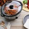 Better Chef 6 Quart Oval Slow Cooker with Removable Stoneware Crock in Stainless Steel IM-469S - alternate 4