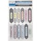 Ashley Die-Cut Magnetic Organizers, Months of the Year, Black/White Pattern 19026 - alternate 1