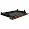 Lorell Universal Center Drawer, 15.1" D X 3.6" H, 25.6" W X MFC, PVC, Steel, Walnut LLR69993 - alternate 1