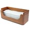 Homeroots Traditional Solid Teak Guest Paper Towel Holder 475868 - alternate 8