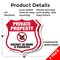 Signmission No Drone Shield Sign Aircraft Or Drone I, 6 inch X 6 inch, Plastic Sign, 2PK SHI-P-2PACK-6-391 - alternate 6