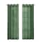 Homeroots Set of Two 84"  Sage Solid Modern Window Panels, 2PK 473386 - alternate 1