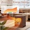 Edendirect 1500-Watt  Electric Infrared Convection Space Heater with Remote Control, Wi-Fi , Mocha Brown ZR-GD9315BCW-3JWF - alternate 7