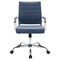 Leisuremod Benmar Leather Office Chair, Navy Blue BO19BUL - alternate 7