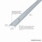 M-D Building Products 1-1/4 In. X 72 In. Polished Aluminum Seam Binder w/ Screw Nails 66225 - alternate 4