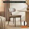 Leisuremod Dilenny Faux Leather Dining Chair - Modern Padded Side Chair with Steel Legs DC49LGR - alternate 8