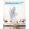 Black & Decker 18-Inch Pedestal Fan, Standing Fan with 3 Speed Settings, White BFP18SXW - alternate 7