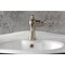 Kingston Brass One-Handle Single-Hole Bathroom Faucet with Push Pop-Up Drain, Brushed Nickel KS3548RNX - alternate 6