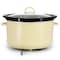Megachef 3.7 Quart Electric Slow Cooker in Ivory MCSC-350 - alternate 6