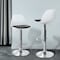 Elama 2 Piece Adjustable Bar Stool in Black and White with Chrome Base ELM-836A-BLK-WHT - alternate 7