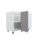 Cambridge Radiance 42inW x 24in D x 34.50inH Ready to Assemble Slab Corner Blind Kitchen Cabinet in Matte Grey SA-BB42-MG-KIT - alternate 9